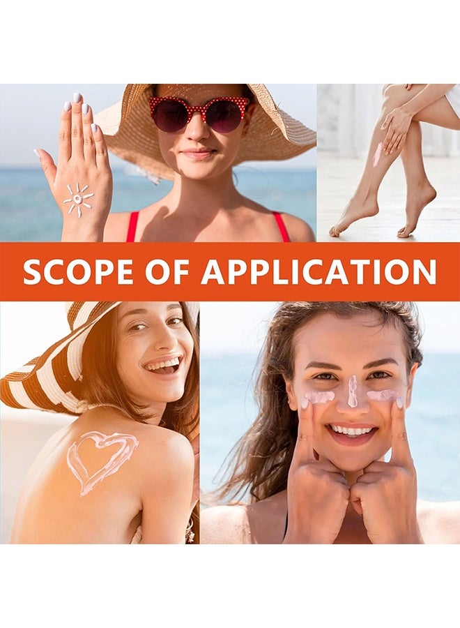 دوغ واقي الشمس سوبر وايت جلو، أساسيات العناية بالبشرة - واقي شمس فائق البياض ومحمية من الشمس 2 في 1، تركيبة خفيفة للغاية تناسب البشرة، جل مرطب، سريع الامتصاص، مقاوم للماء، 50مل/علبة - 2 قطعة - Image 5