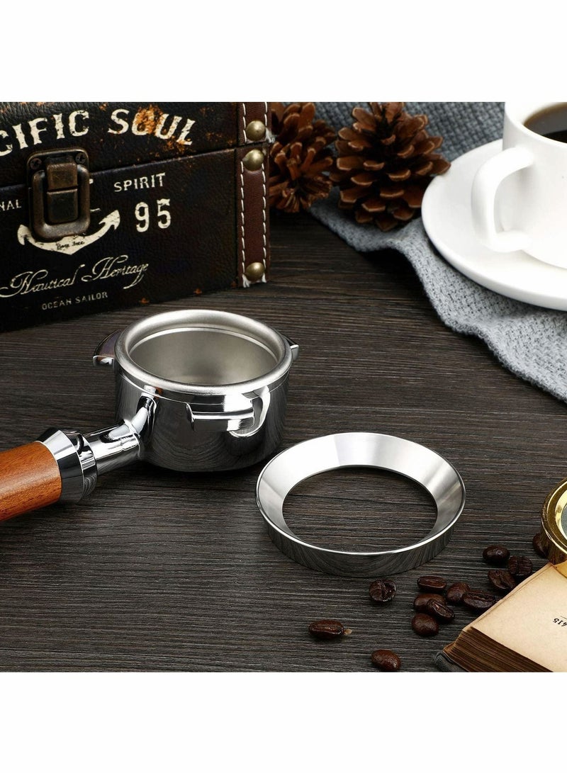 SYOSI حلقة جرعة 51 مم من الفولاذ المقاوم للصدأ حلقة جرعة القهوة قمع جرعة الإسبريسو حلقة بروتافلتر القهوة لـ 51 مم بورطافيلتر - Image 4