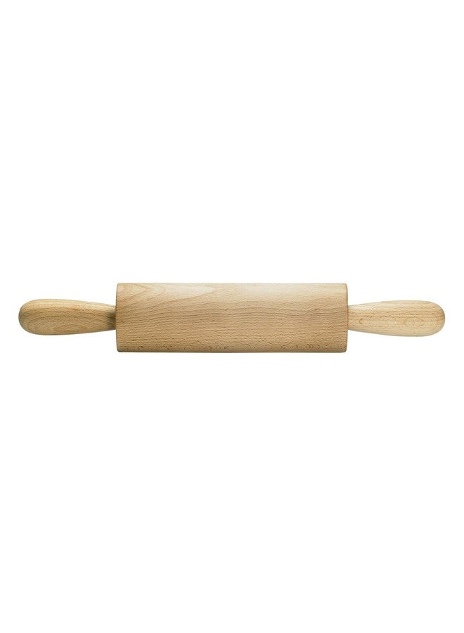 Mrs. Anderson's Baking Mrs. Anderson’s Baking Wooden Rolling Pin, German Beechwood with Steel Ball Bearings, 10-Inch by 2-Inch - Image 1