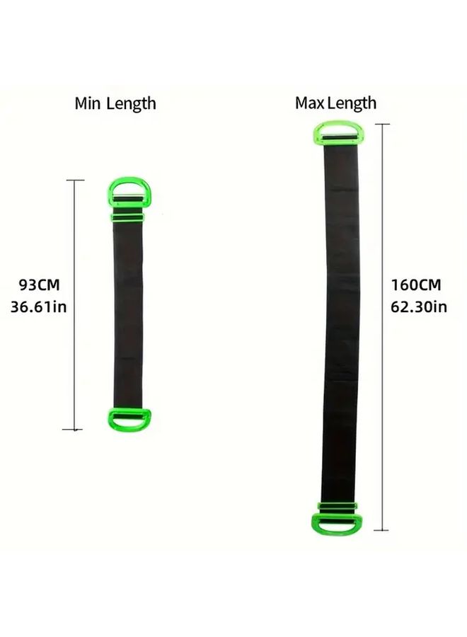 Green Adjustable Lifting Strap with Ergonomic Handle for Heavy Furniture and Appliances Moving - Image 3