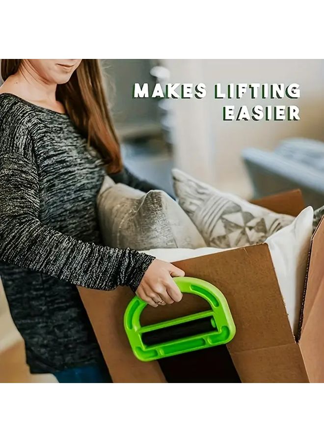Green Adjustable Lifting Strap with Ergonomic Handle for Heavy Furniture and Appliances Moving - Image 1