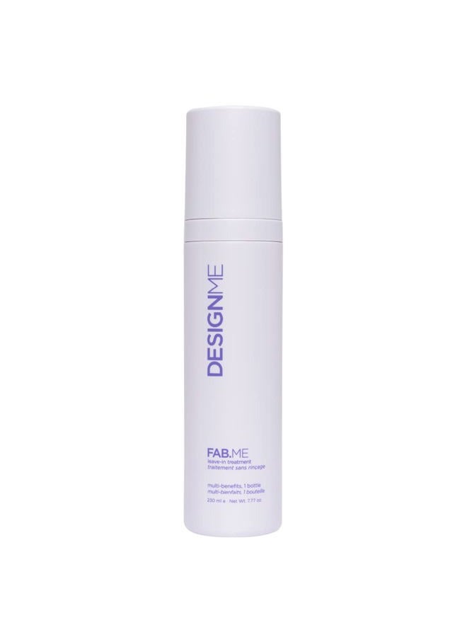 Design.ME FAB.ME Leave-In Conditioner Spray | Detangles, Hydrates, and Controls Frizz | Heat Protector & Reduces Blow Dry Time | Adds Shine, is Color Safe and Ideal for Styling All Hair Types - Image 1