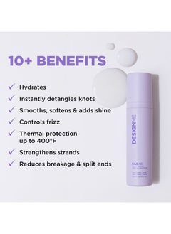 Design.ME FAB.ME Leave-In Conditioner Spray | Detangles, Hydrates, and Controls Frizz | Heat Protector & Reduces Blow Dry Time | Adds Shine, is Color Safe and Ideal for Styling All Hair Types  - Image 2