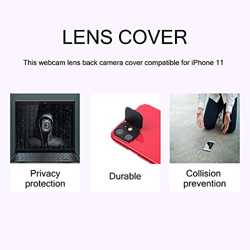 EYSOFT Phone Camera Lens Cover Compatible for iPhone 11,Camera Lens Protector to Protect Privacy and Security,Strong Adhesive,2 Pack - Image 4