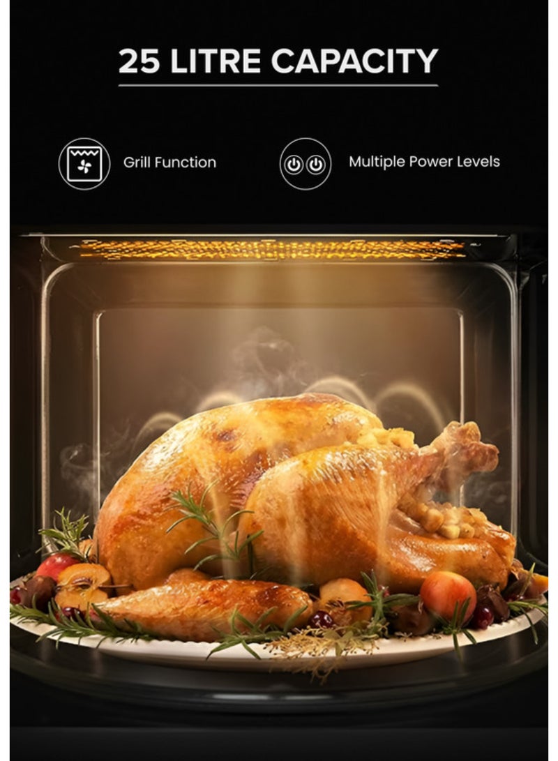 Clikon Digital Microwave Oven With Multiple Operations 25 L 1400 W CK4319 Dark Grey - Image 2