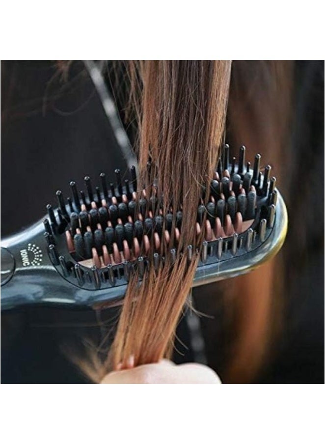 JOY CARE 2-in-1 Hair Dryer & Volumizing Styling Brush with Ionic Technology – Hot Air Brush for Straightening, Smoothing, Curling & Adding Volume – Anti-Frizz Blow Dryer Brush for All Hair Types – Ergonomic Handle, Lightweight Design for Salon Results at Home - Image 5