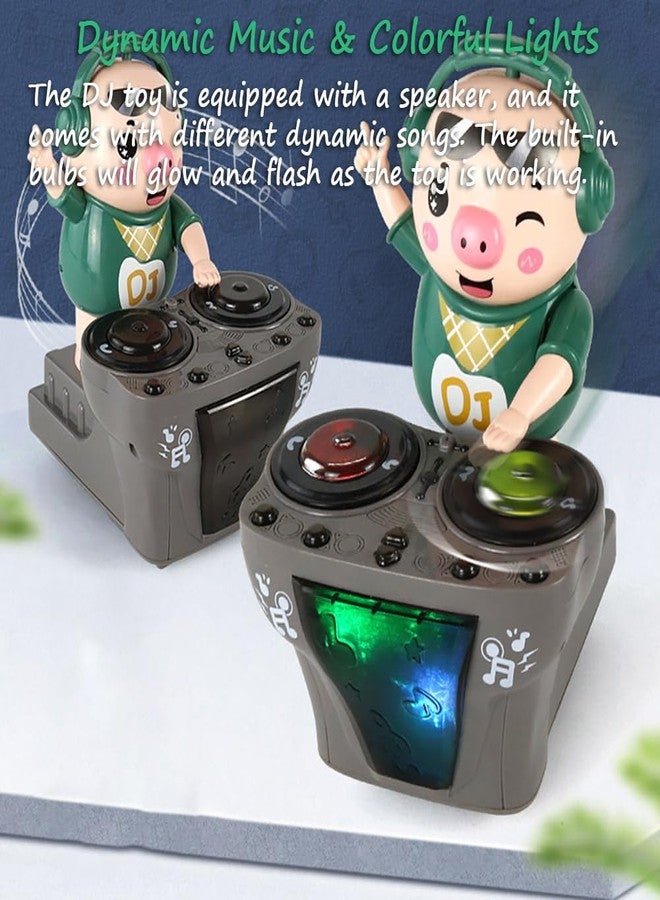 Miracland DJ Pig - Funny Musical Toy for Toddlers, Scratch DJing Dancing Piggy With Dynamic Music and Colorful Lights - Image 3