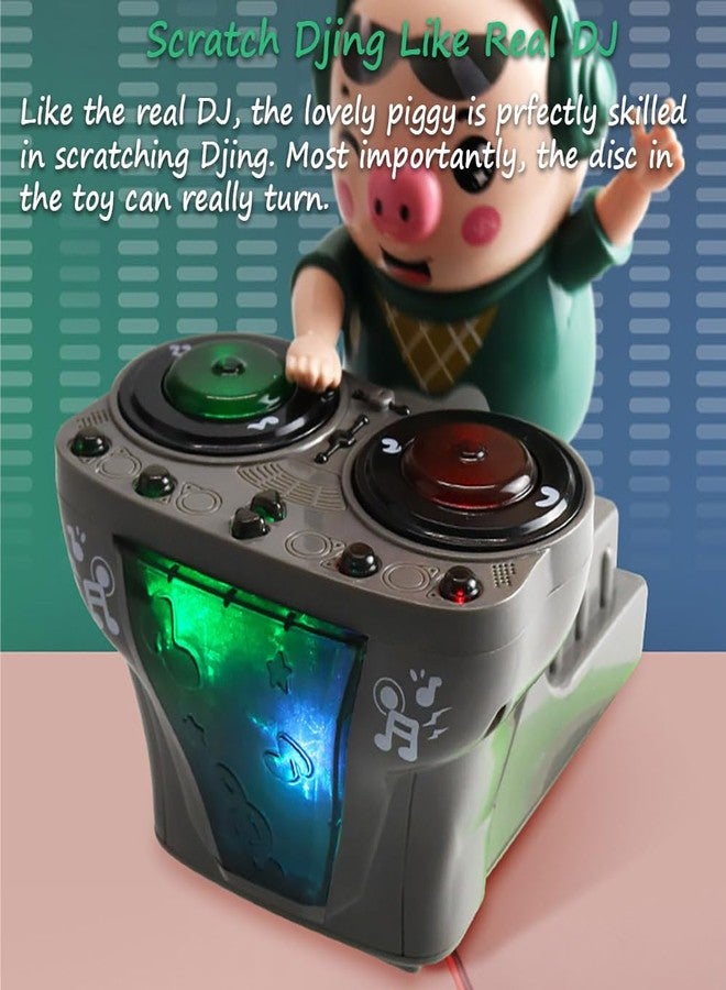 Miracland DJ Pig - Funny Musical Toy for Toddlers, Scratch DJing Dancing Piggy With Dynamic Music and Colorful Lights - Image 5