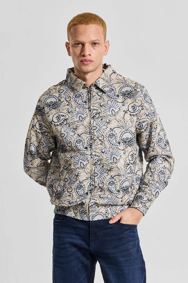 SNITCH Floral Relaxed Fit Jacket