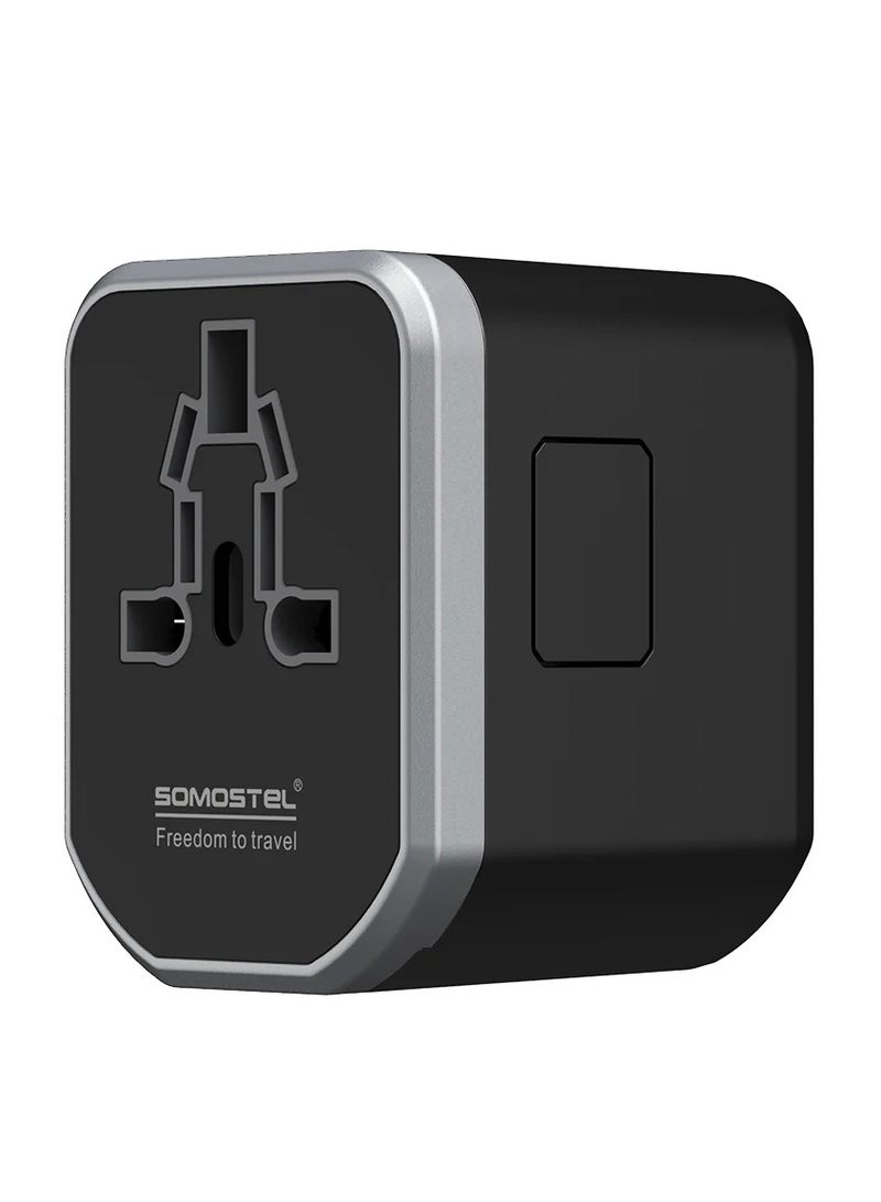 SOMOSTEL SMS-Q43 20w Fast Charging Universal Travel Adapter - Image 2