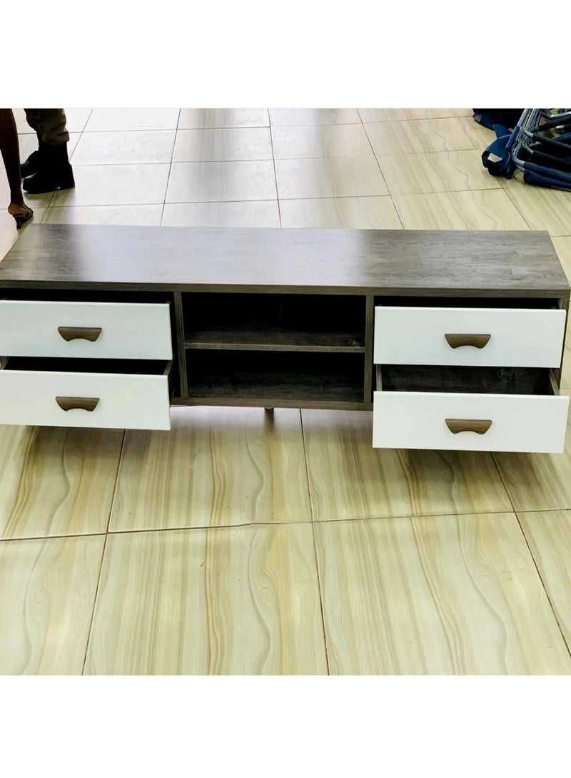 Living Plasma TV Table, With Shelf 120*34*45 CM - Image 4