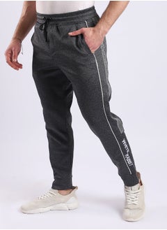 WHITE RABBIT Black Side Leg Patch Elastic Waist Sweatpants  - Image 2