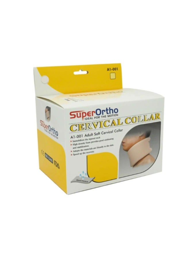 SuperOrtho Adult Soft Cervical Collar A1-001 - Image 1