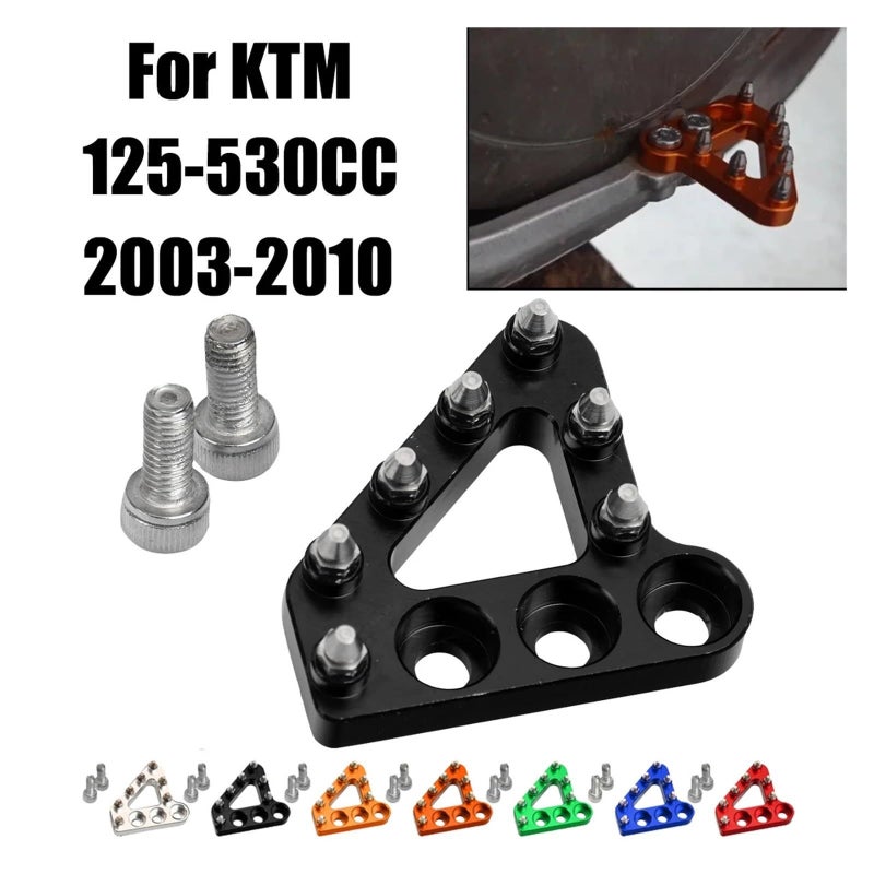 Motorcycle Brake Pedal Lever Step Plate For 690 950 990 1050 1090 1190 1290 Models Black - Image 3
