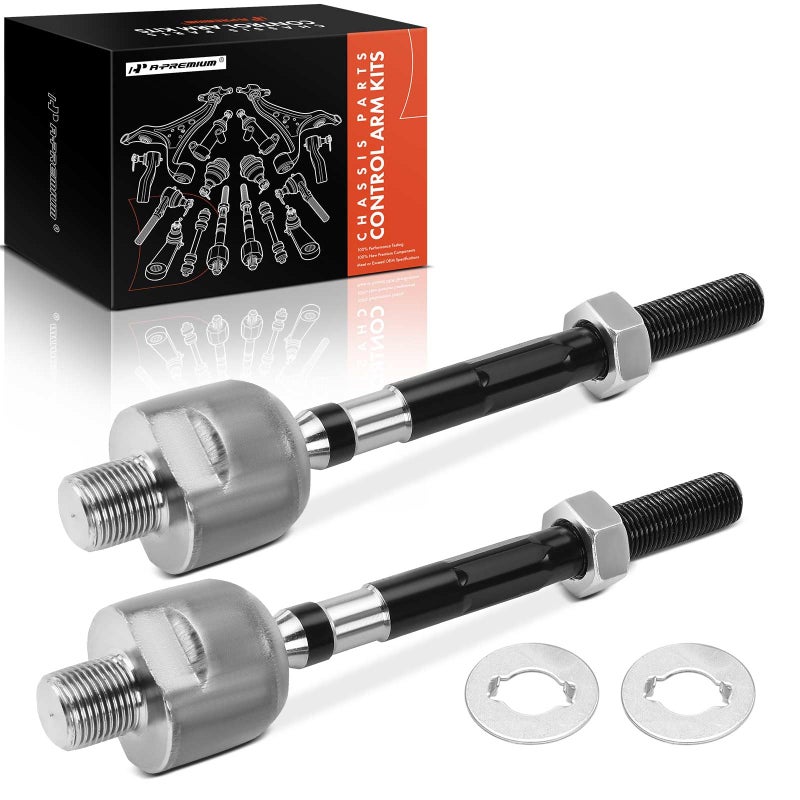 A-Premium APremium 2 x Front Inner Tie Rod Ends Compatible with Honda Civic 2006 2007 2008 2009 2010 2011