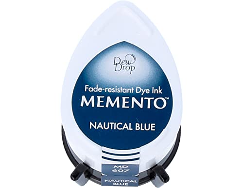 Tsukineko Memento Dew Drop Ink Pads Dew Drop Pad, Nautical Blue - Image 1