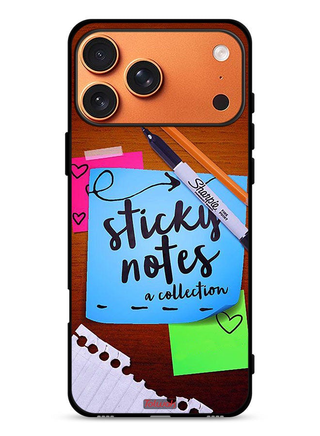 Tolwak Apple iPhone 17 Pro Max Protective Case Cover Sticky Notes - Image 1