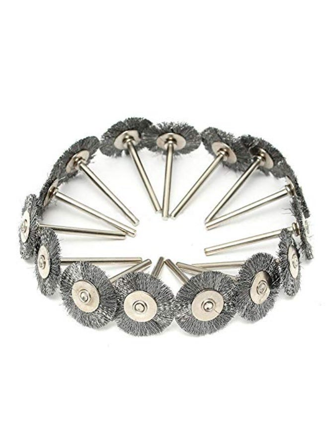 45-Piece Wire Brush Set for Rotary Tools (Pen, Cup, Wheel) - Image 1