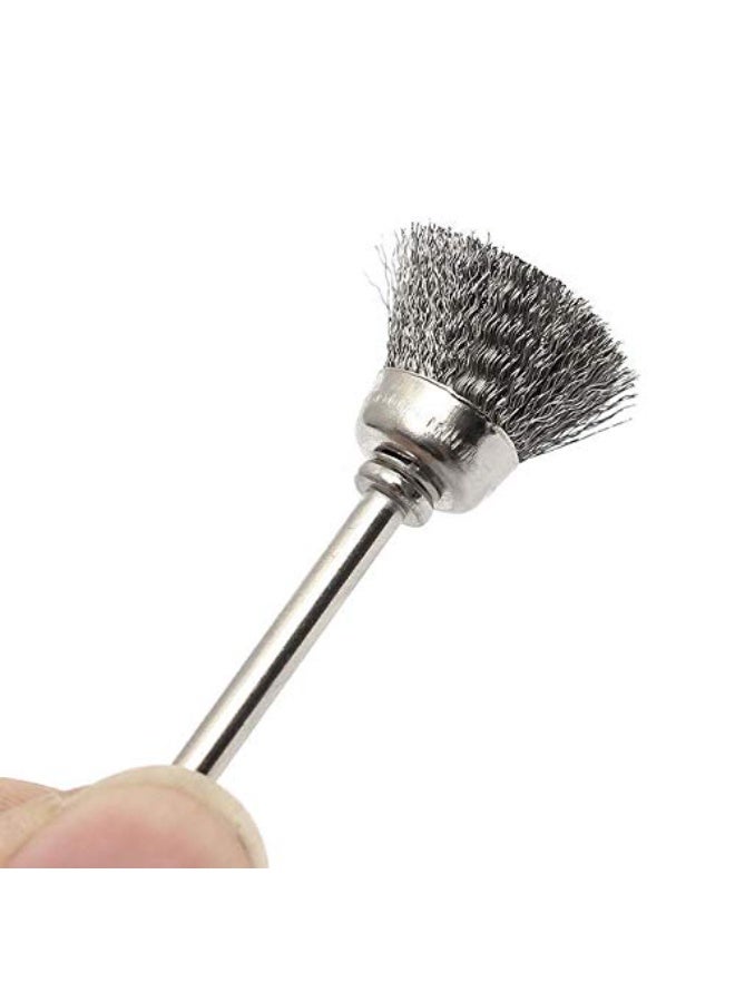 45-Piece Wire Brush Set for Rotary Tools (Pen, Cup, Wheel) - Image 4