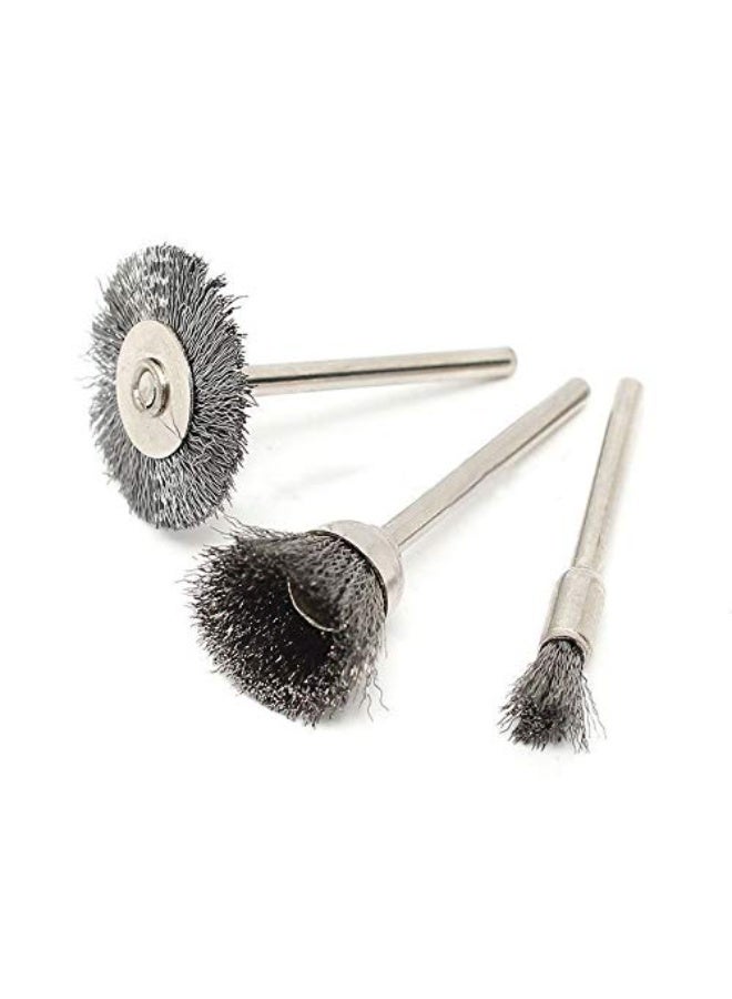 45-Piece Wire Brush Set for Rotary Tools (Pen, Cup, Wheel) - Image 5