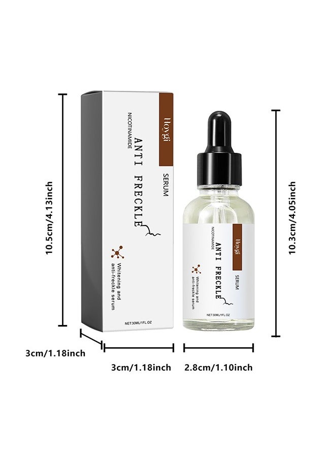 Hoygi - Niacinamide Anti Freckle Serum，Niacinamide Spot Correcting Serum | Hydrating, Skin Brightening, Dark Spot Fading & Skin Rejuvenating Essence 30ml - Image 1