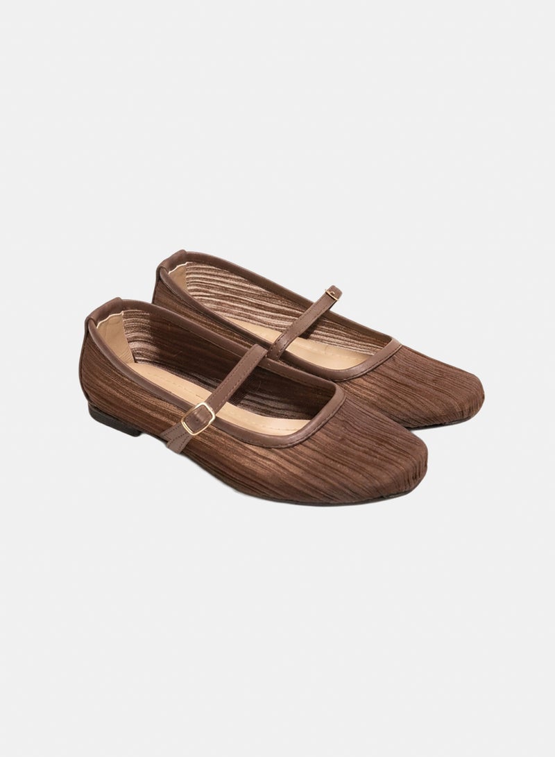 Ballerina-Pleated Texture Ballet