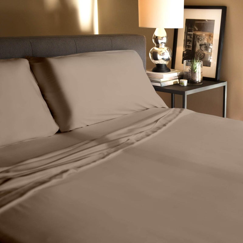 مالوف Malouf Soft و Eco Friendly Tencel Pillowcase و Seet-Sets Queen Ecru - Image 2
