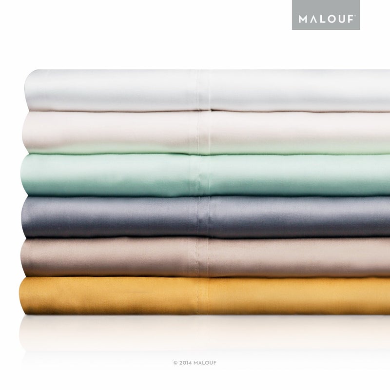 مالوف Malouf Soft و Eco Friendly Tencel Pillowcase و Seet-Sets Queen Ecru - Image 3