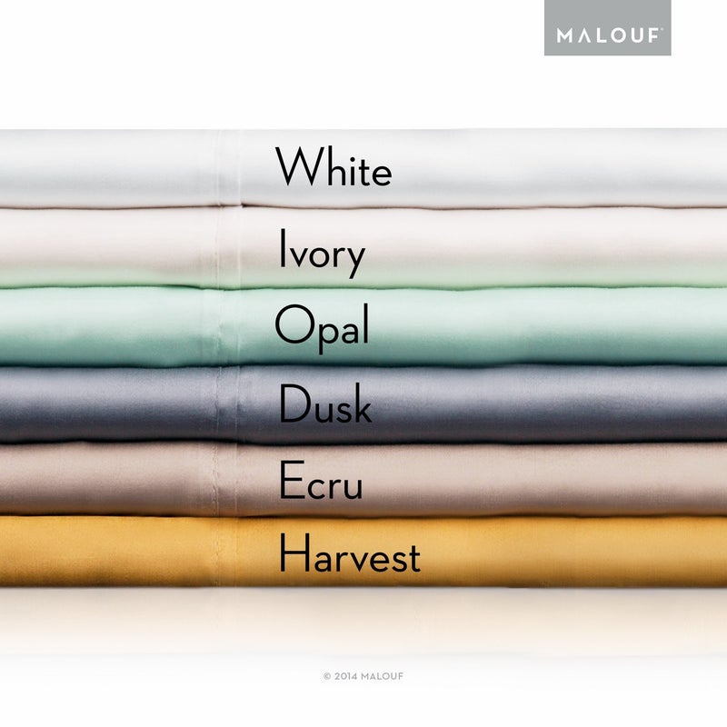 مالوف Malouf Soft و Eco Friendly Tencel Pillowcase و Seet-Sets Queen Ecru - Image 5