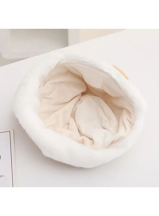 قبعة شتوية دافئة للأطفال في الهواء الطلق بألوان مختلطة مع أغطية الأذن على شكل دب للصبيان والبنات - Image 5