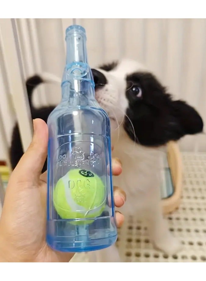 Goolsky 1pc Durable Dog Toy, Thermoplastic Rubber Chew Toy, Solid Pattern, Teeth Cleaning, Non-Battery, Medium Breed Recommended, Interactive Pet Play with Sound Feature - Image 1