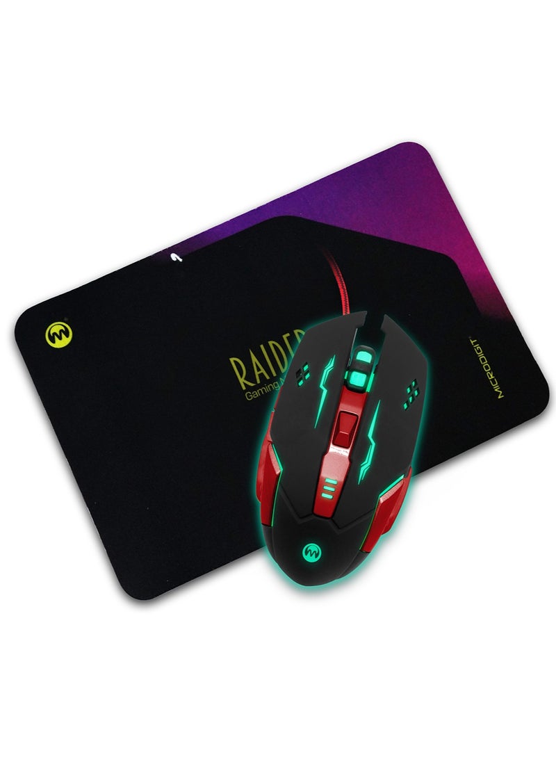 Microdigit - RAIDER Gaming Mouse Combo MD2011GM - Image 1