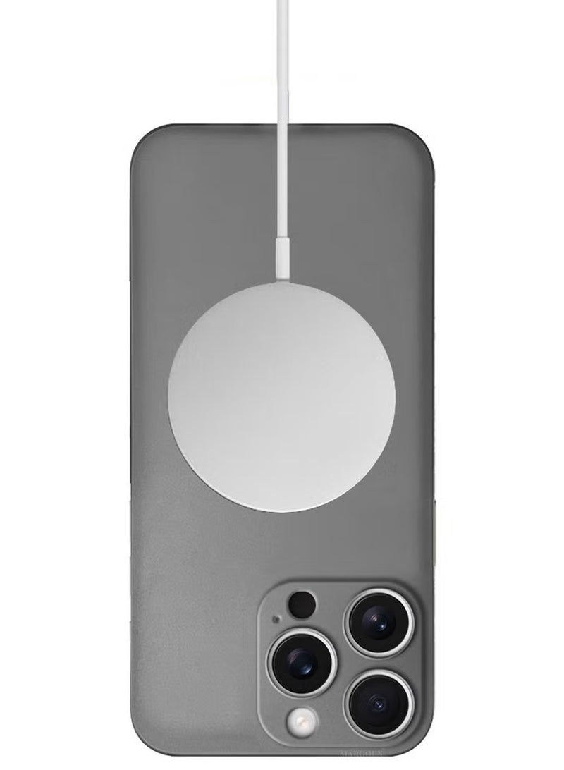 ( لجهاز آيفون 16 برو ماكس ) غلاف كفر سلسلة إير سكين غلاف خلفي متين وقوي ورقيق لحماية من السقوط شفاف - Image 4