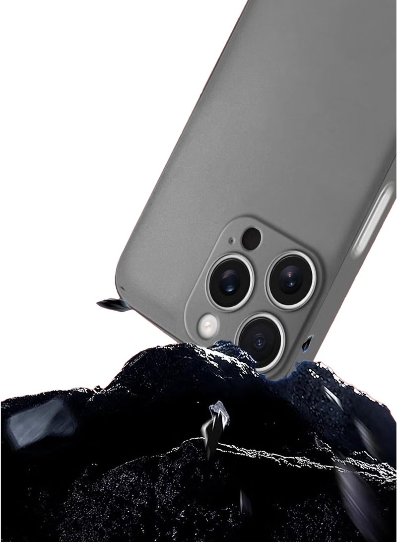 ( لجهاز آيفون 16 برو ماكس ) غلاف كفر سلسلة إير سكين غلاف خلفي متين وقوي ورقيق لحماية من السقوط شفاف - Image 2