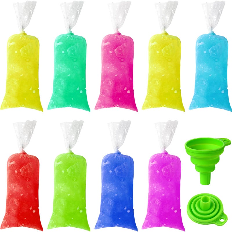 Patelai 200 Pieces Ice Pop Bags 2 x 8 Inch Bolsitas Para Bolis De Hielo Mexicanas Ice Cream Bolis Bags Pouch for Making Candy, Freeze Pops - Image 1