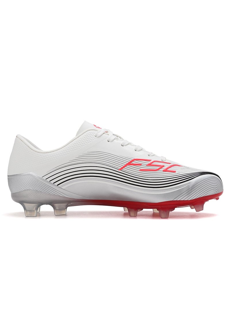 سكاي فيو أحذية كرة قدم رجالية منخفضة الرقبة FG أحذية كرة قدم مسطحة أحذية كرة قدم للبالغين خفيفة الوزن للتدريب الرياضي الاحترافي - Image 2