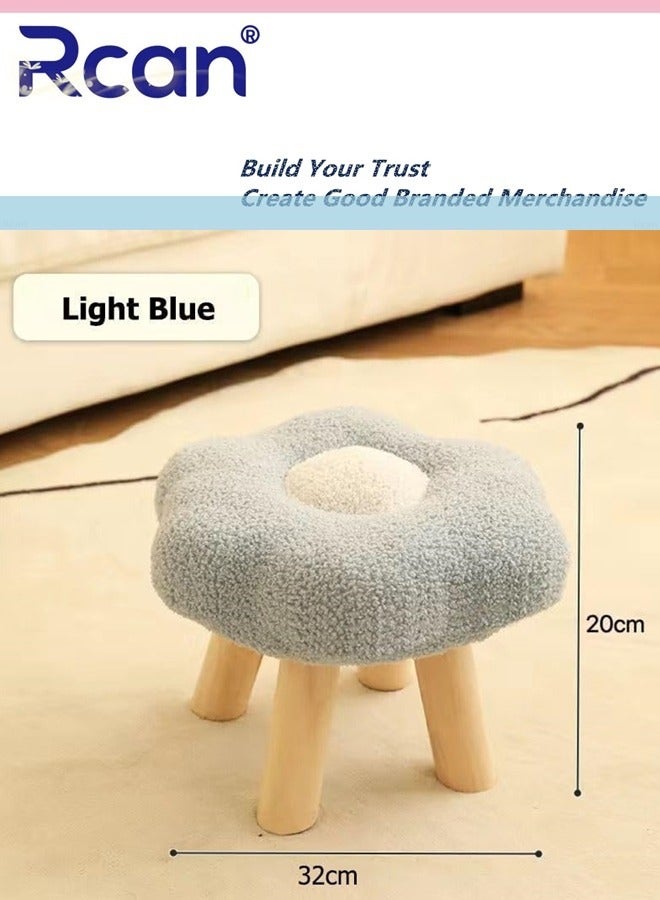 ركان كرسي زهور أسفل المكتب، مسند للقدمين، كرسي أريكة كرتوني لتغيير الأحذية، مسند قدم صغير للشرفة وغرفة المعيشة بجانب السرير والشقة - Image 3