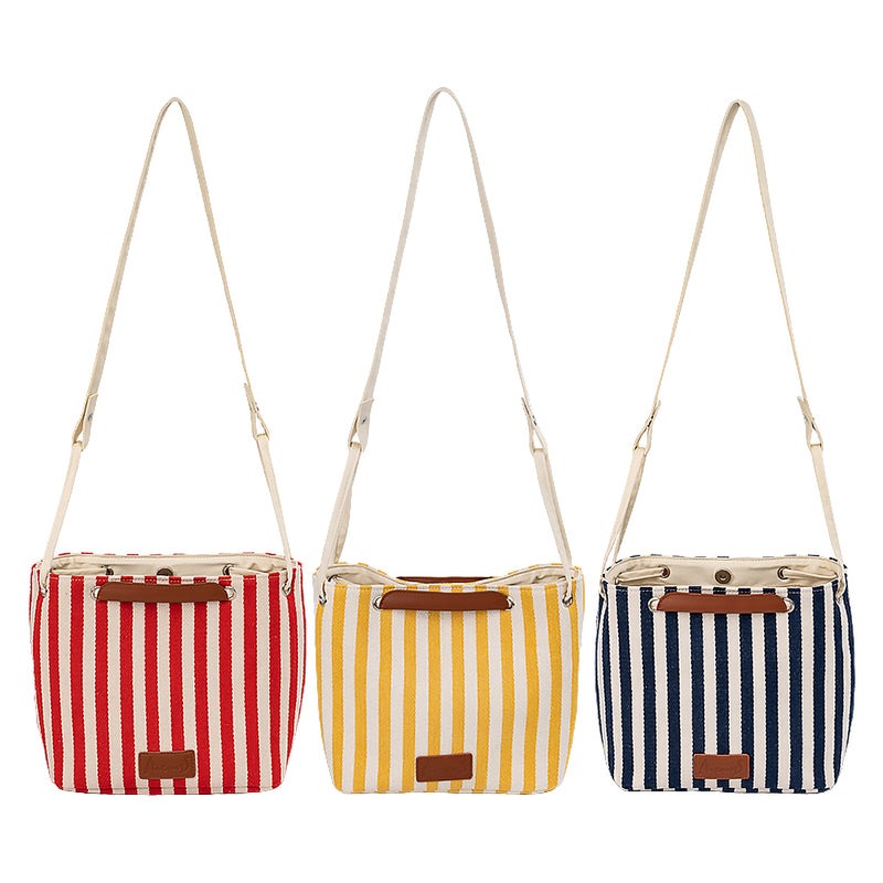 Anemoss Women Tote Bags, 2-in-1 Hand and Shoulder Bag, Magnetic Closure Large Capacity, Striped Desgin Handbag, Crossbody Travel Bag, Gifts for Women and Girls - Image 2