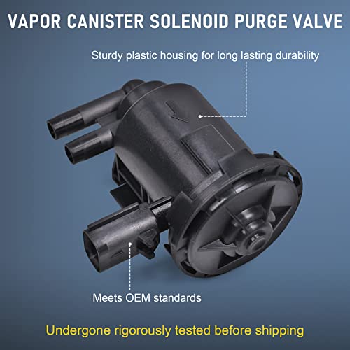 DICMIC Vapor Canister Solenoid Purge Valve Compatible with 2003-2006 Dodge Ram 1500 2500 3500 Grand Caravan Chrysler Town & Country Replace# 911-202, 4669569 - Image 2