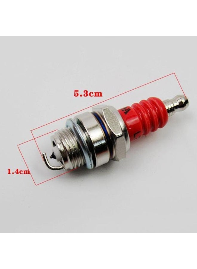 3-Sided Pole Spark Plug L7T 2 Stroke Electrode Gasoline Chainsaw Brush Cutter  - Image 3