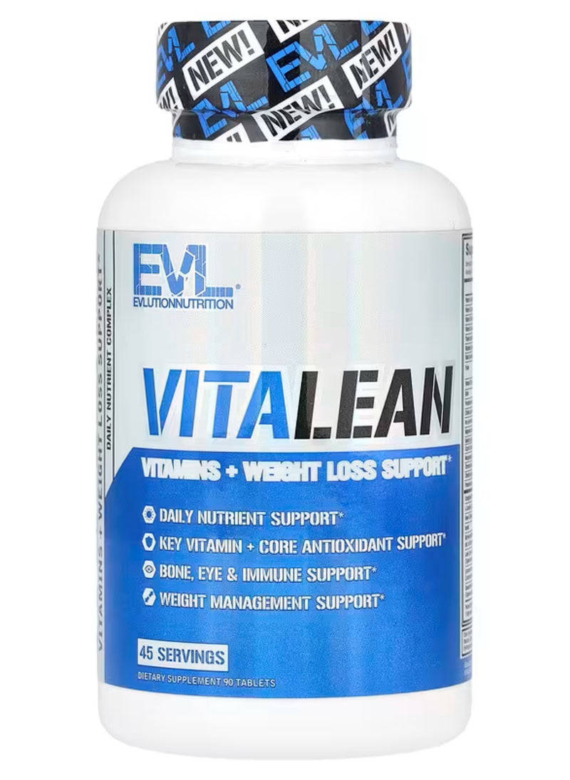 EVLUTION NUTRITION Evolution Nutrition, VitaLean, Vitamins + Weight Loss Support, 90 Tablets  - Image 1