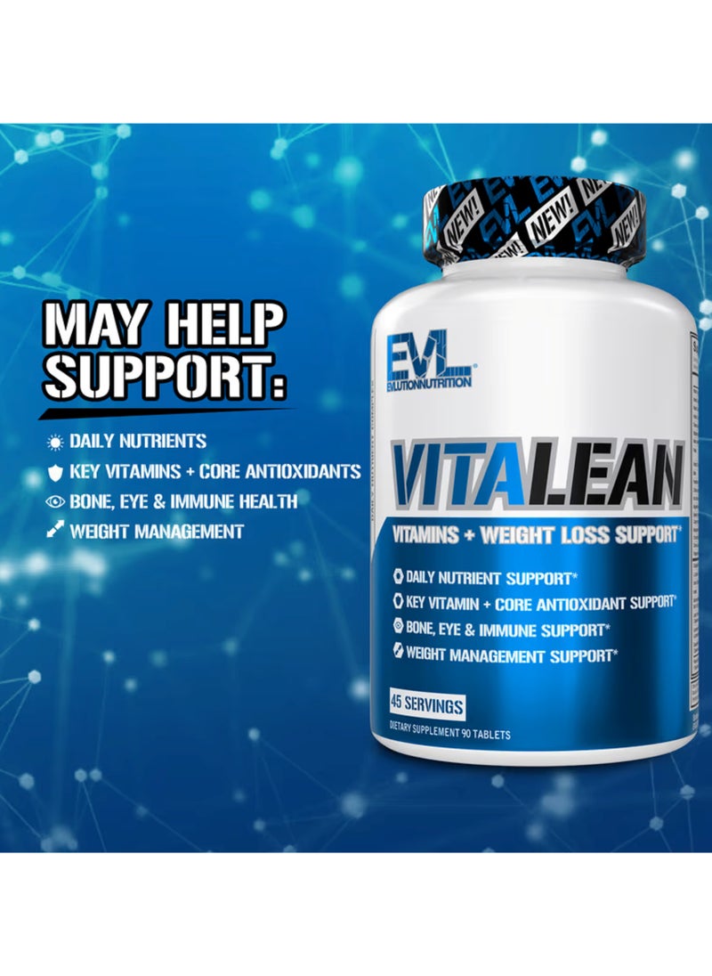 EVLUTION NUTRITION Evolution Nutrition, VitaLean, Vitamins + Weight Loss Support, 90 Tablets  - Image 3