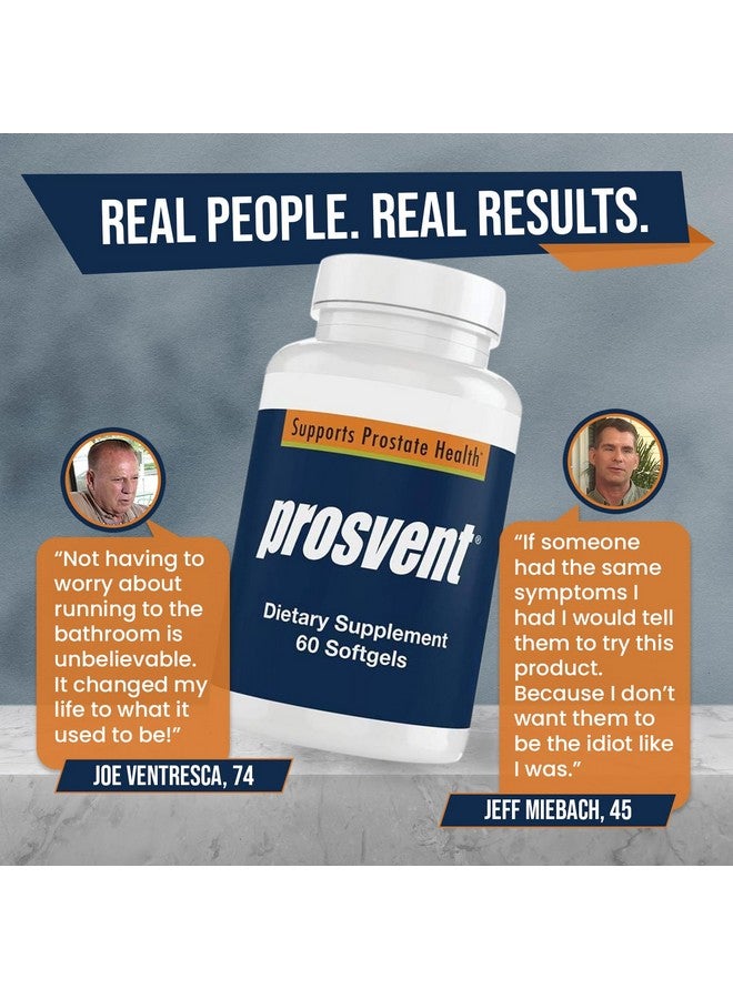 Prosvent Advanced Men's Prostate Support Natural Supplement with Saw Palmetto, Vitamin D, and Zinc to Ease Urinary Frequency & Urgency (60 Count) - Image 3