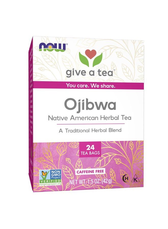 Now Foods - Ojibwa Herbal Cleansing Tea 24 Bags - Image 1