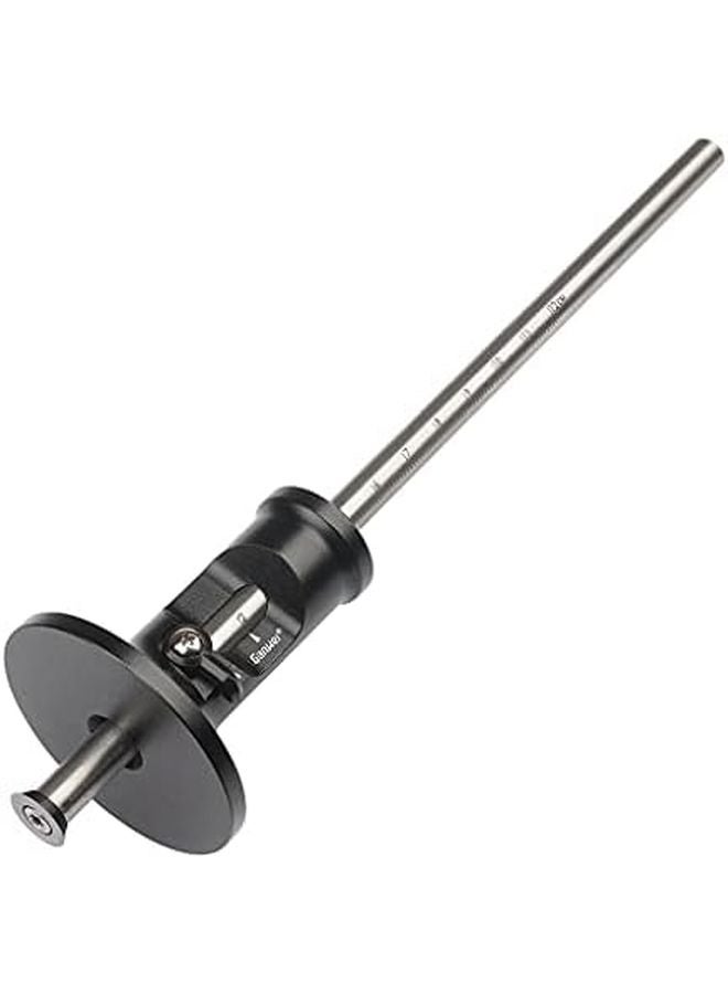 European Style Woodworking Marking Gauge Aluminum Alloy Carpenter Scribing Ruler Durable Hand Measuring Tool - Image 4