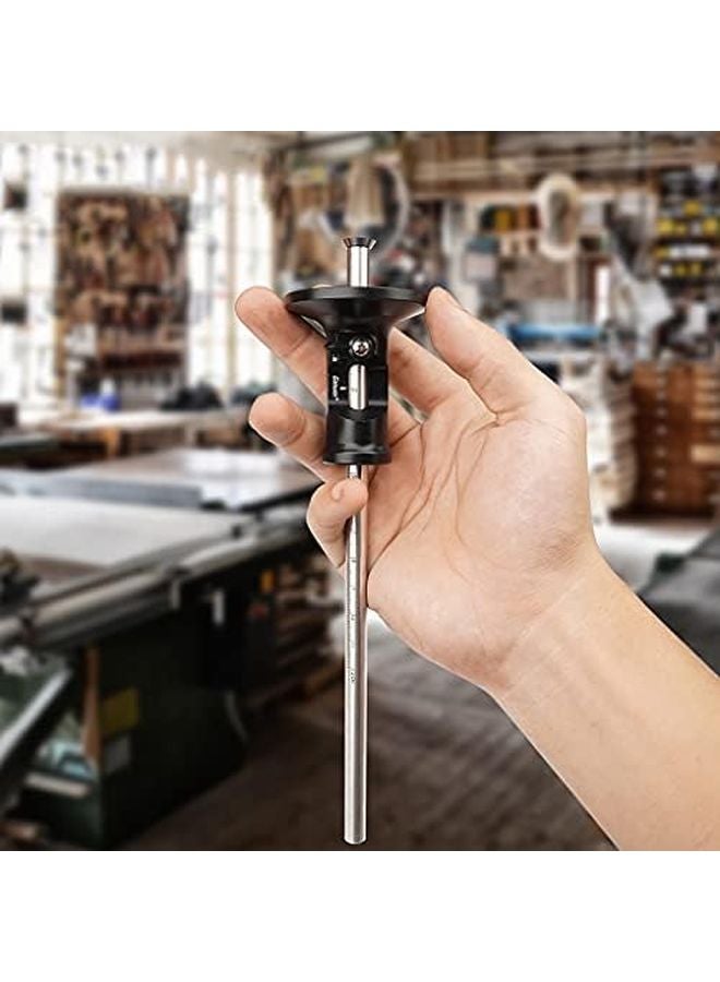 European Style Woodworking Marking Gauge Aluminum Alloy Carpenter Scribing Ruler Durable Hand Measuring Tool - Image 3