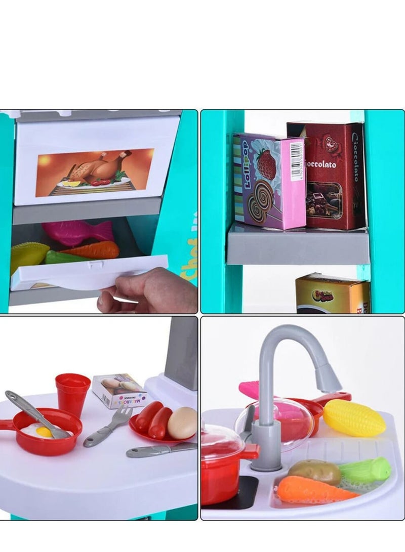 لعبة مطبخ أطفال متكامل 49 قطعة - Image 4