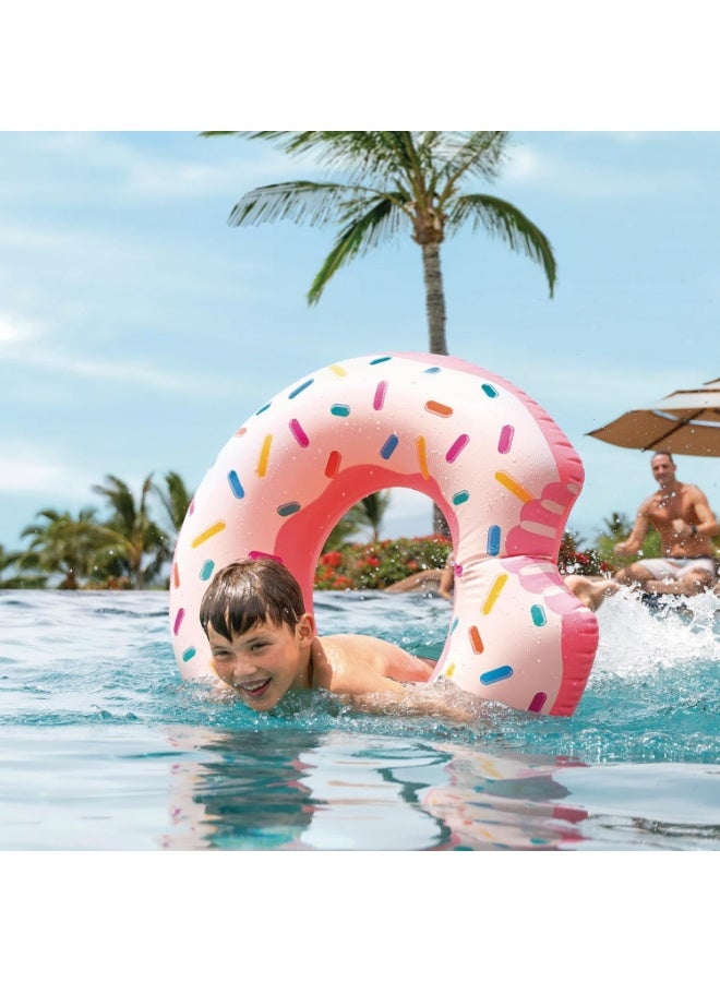 Meetion 1pc Inflatable Pool Floats Swim Circle, Donut Swim Tube Rings, Pool Tubes Raft, Pool Floaties Toys, Inflatable Swim Ring Float for Pool Party for Kids and Adults, 42" - Image 5