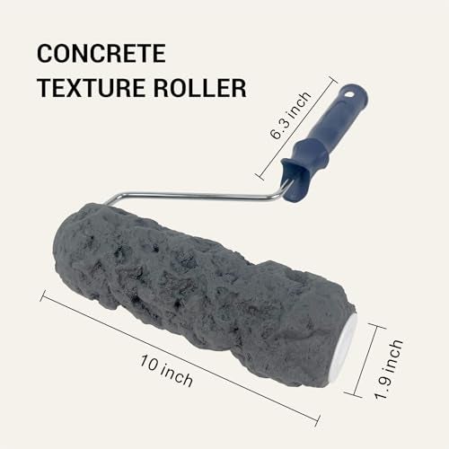 Nichiyo Concrete Texture Roller Concrete Stamp Roller Masonry Form Tool for DIY Decorative Concrete Patterns(D2501) - Image 2