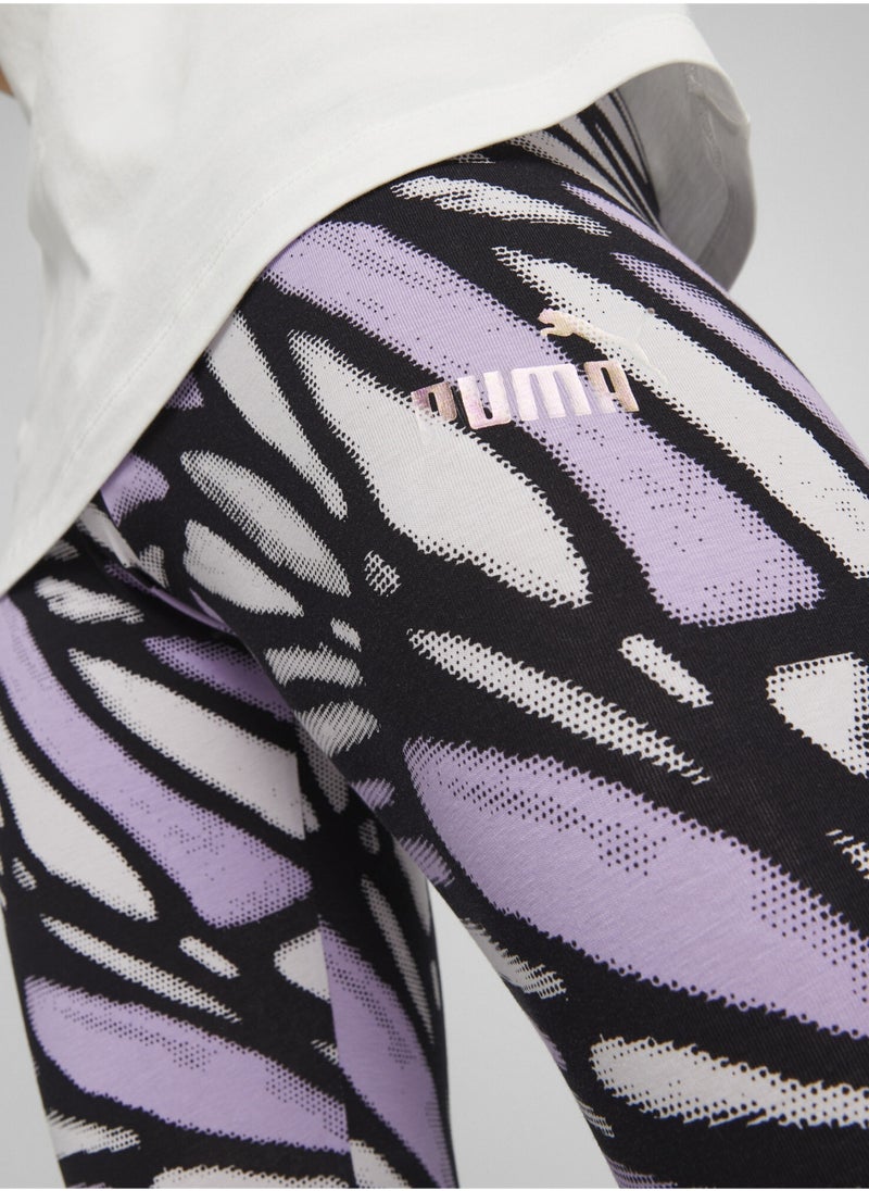 PUMA - ESS+ NOVA SHINE Womens Printed Leggings - Image 1